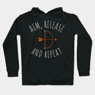 aim release and repeat Hoodie